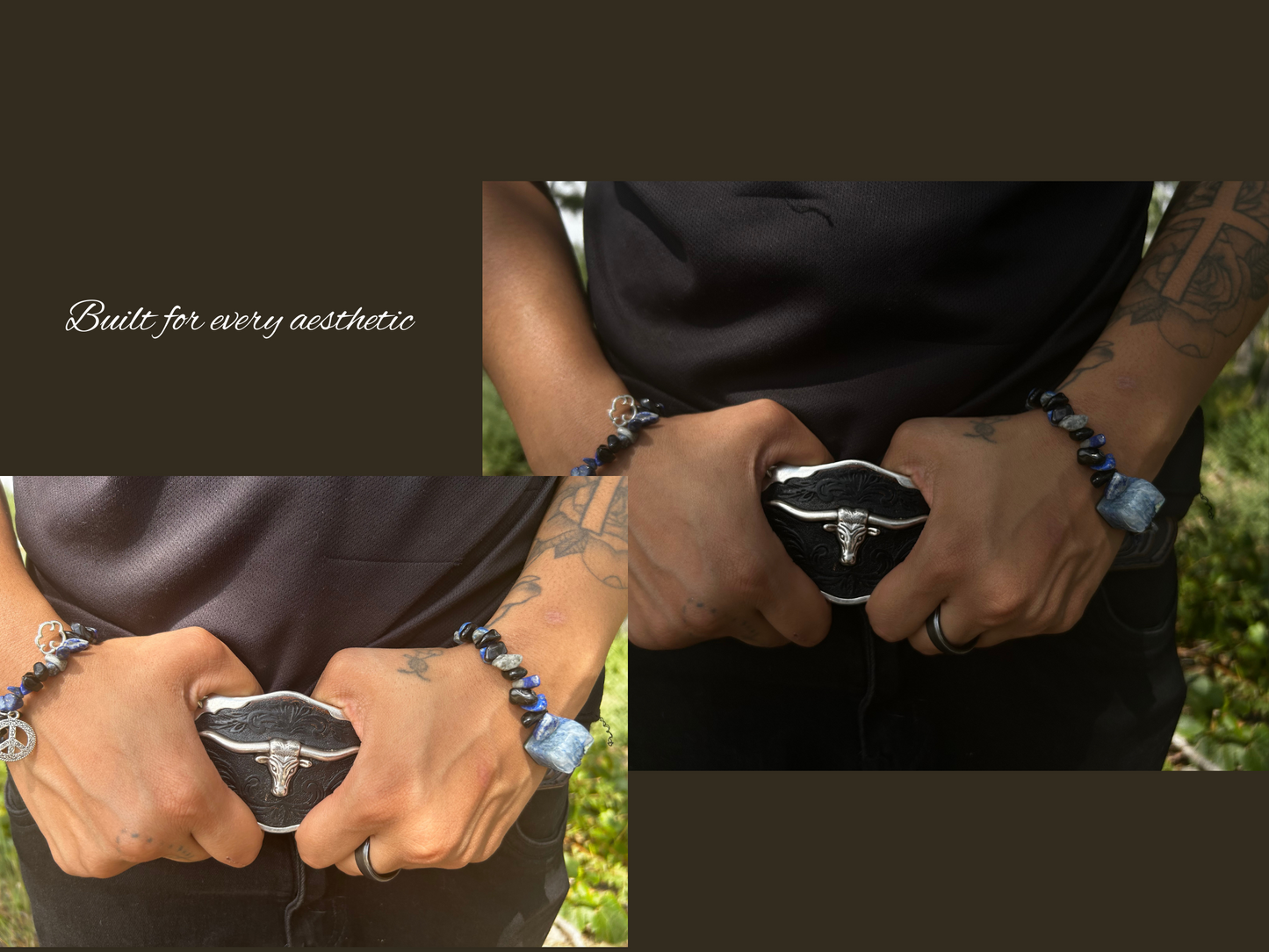 Riverstone Forge men's Bracelet Pair